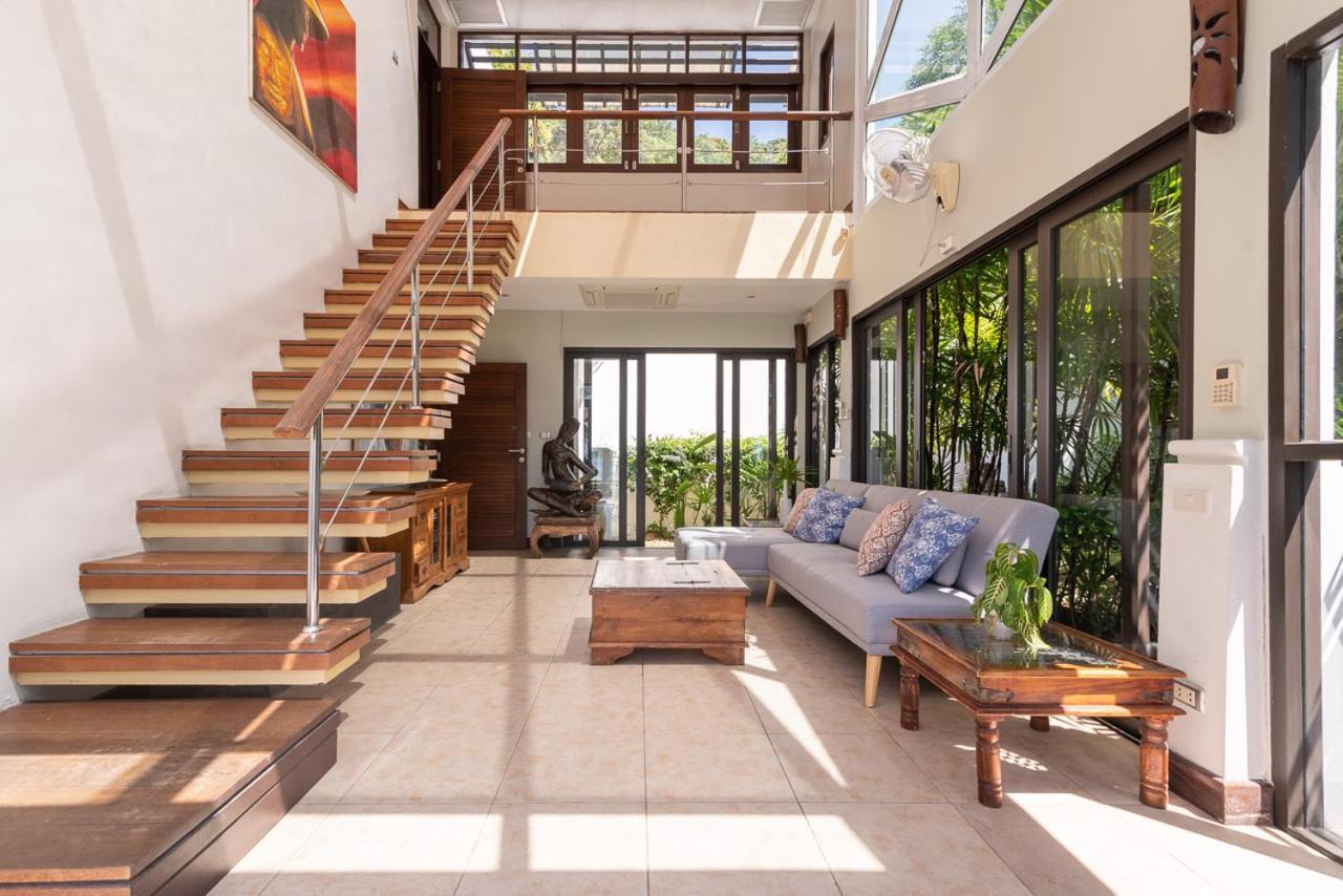 Beach Front Villa Ban Bang Po Bagian luar foto